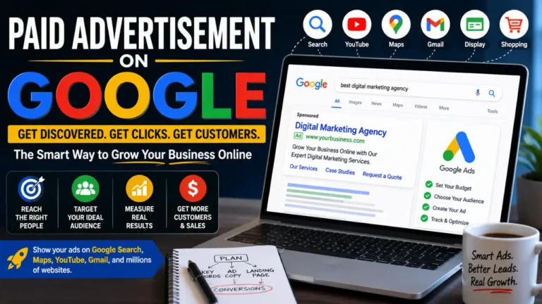Learn how paid advertisement on Google works for small businesses, where ads appear, what affects cost, and how to spend with a clearer ad strategy.
