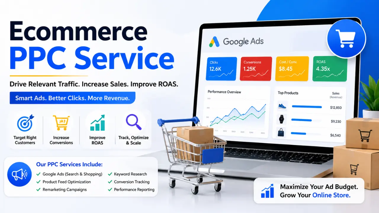 A clear guide to ecommerce PPC services, including what they do, when stores need them, and how to judge results beyond clicks.